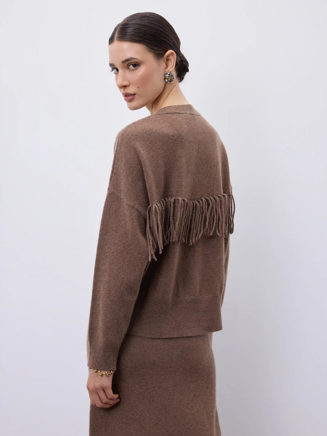 Cardigan mocha Not Shy