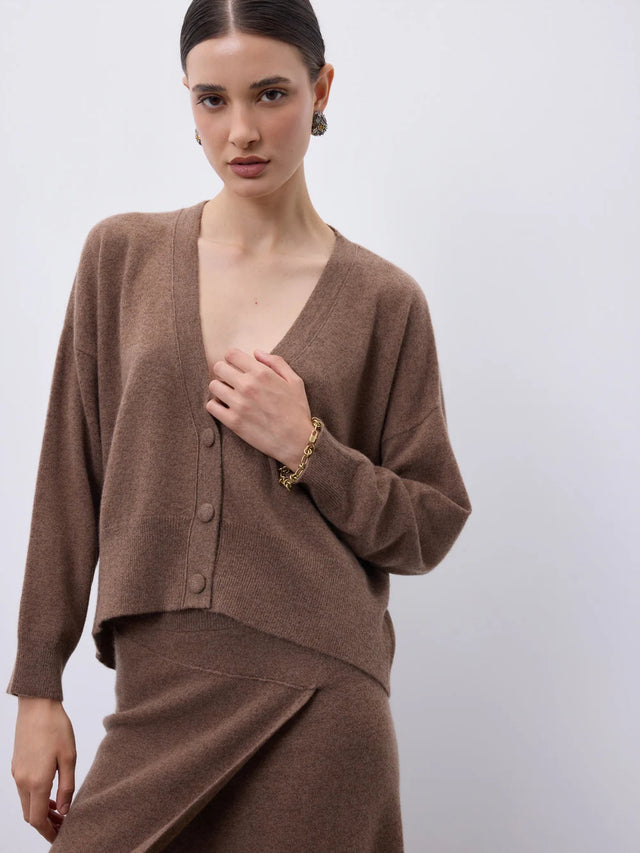Cardigan mocha Not Shy