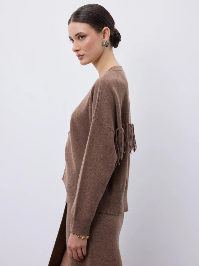 Cardigan mocha Not Shy