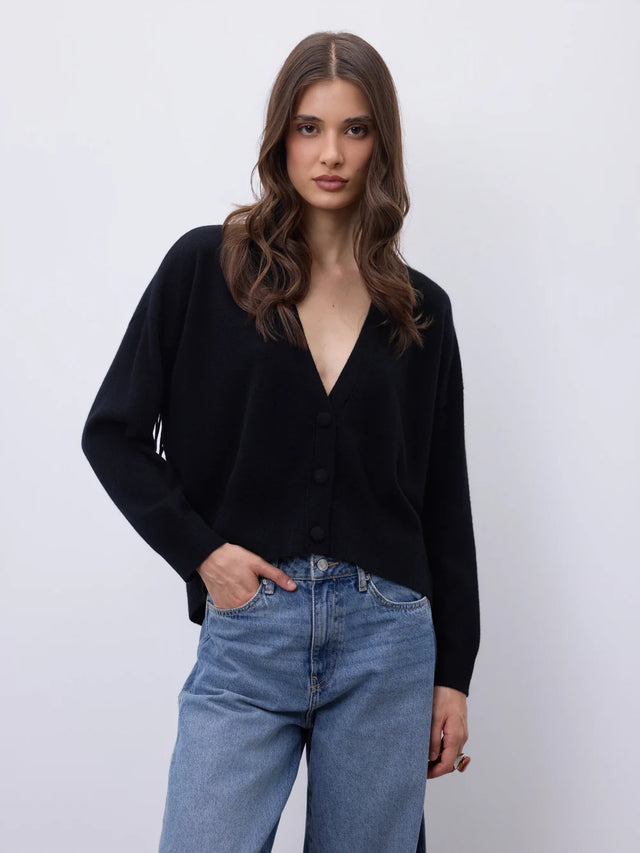 Cardigan nero Not Shy