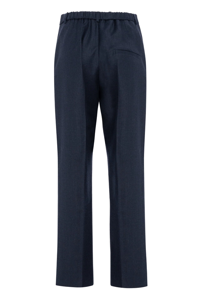 Pantaloni blu navy Tela