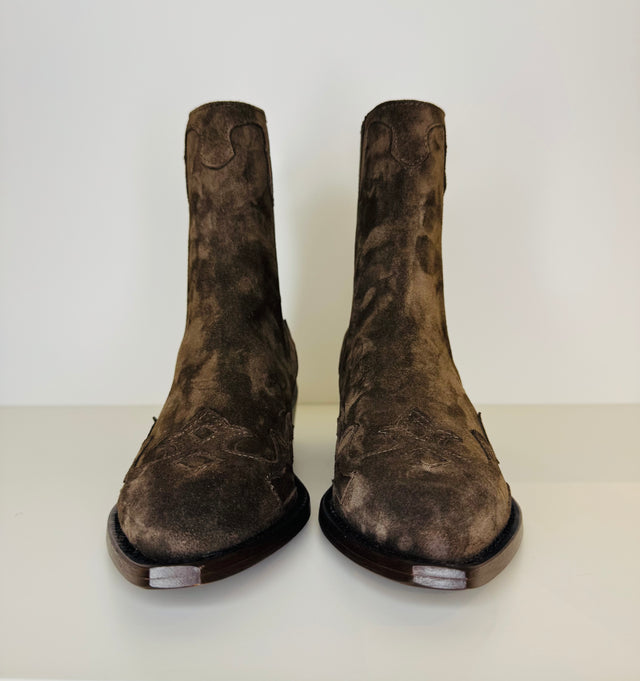 Stivaletti marroni Duccio Del Duca