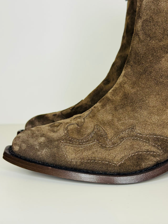 Stivaletti marroni Duccio Del Duca