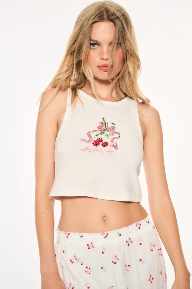Canotta bianca LoveShackFancy