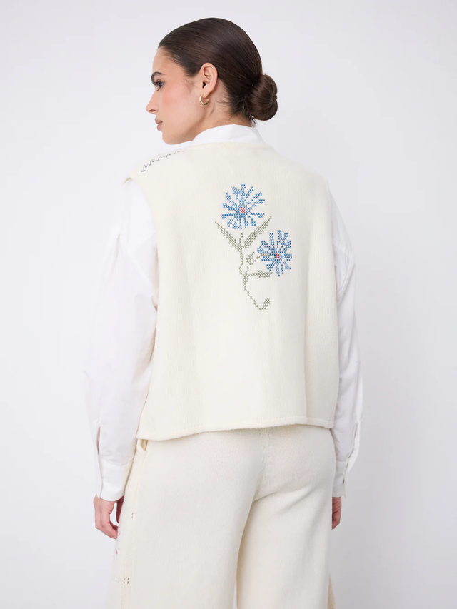 Gilet ecru Not Shy