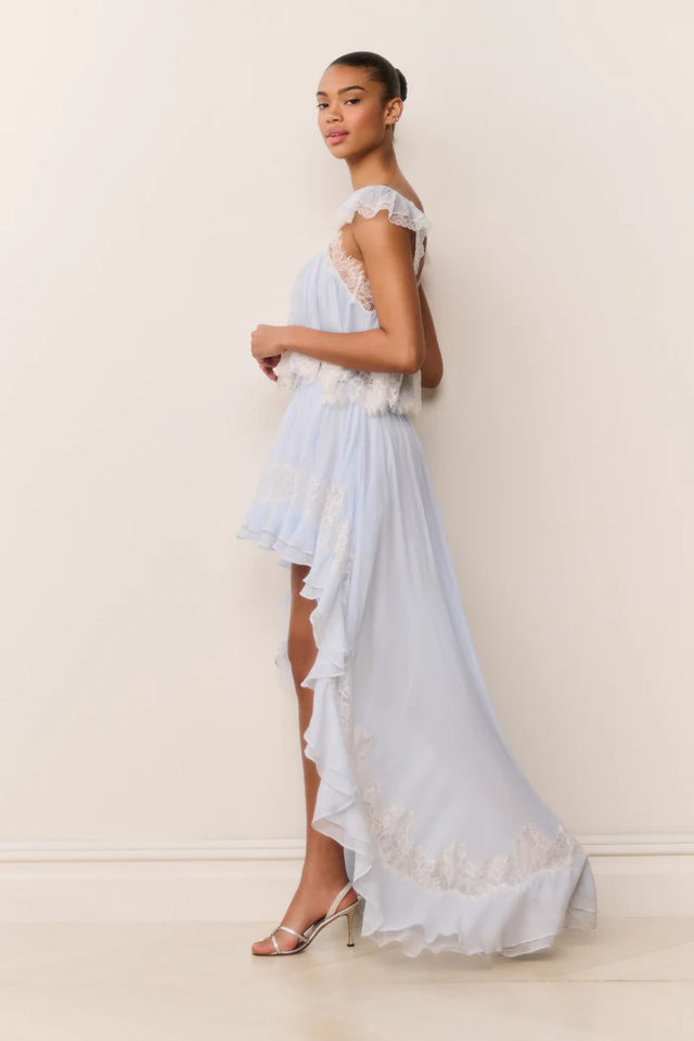 Gonna azzurra LoveShackFancy