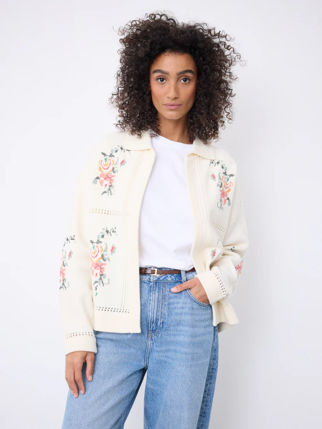 Cardigan ecru Not Shy