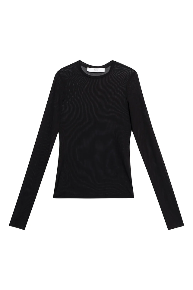 T-Shirt nera Tela