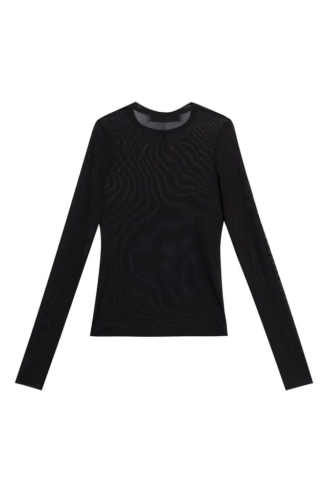 T-Shirt nera Tela