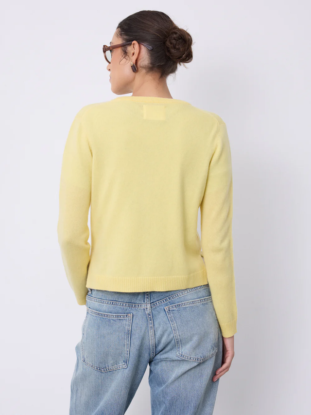 Cardigan giallo Not Shy