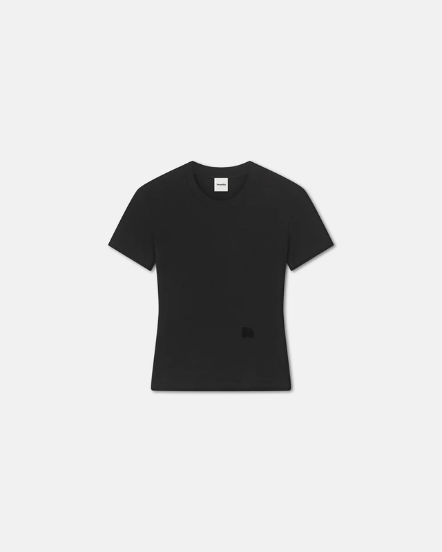 T-Shirt nera Nanushka