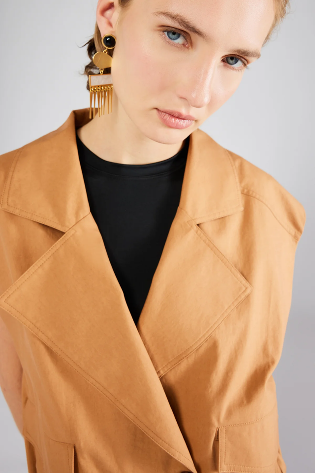 Gilet coccio Erika Cavallini
