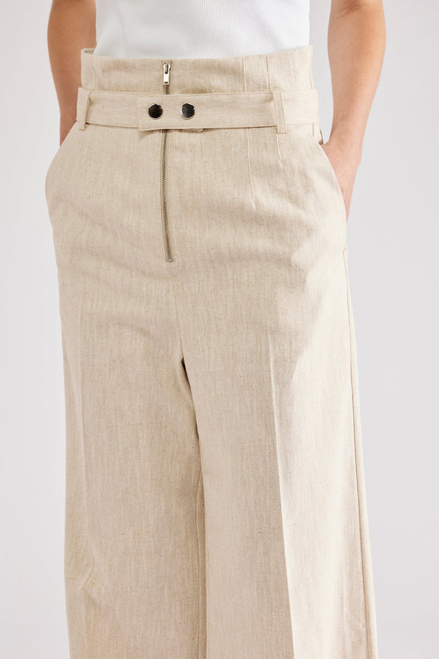 Pantaloni beige Erika Cavallini
