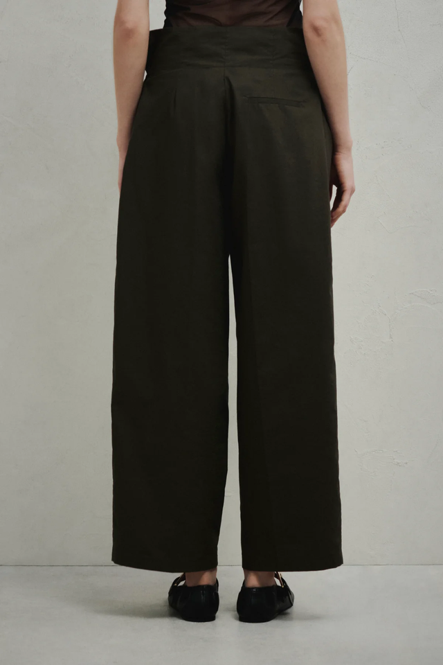 Pantaloni verdi Erika Cavallini