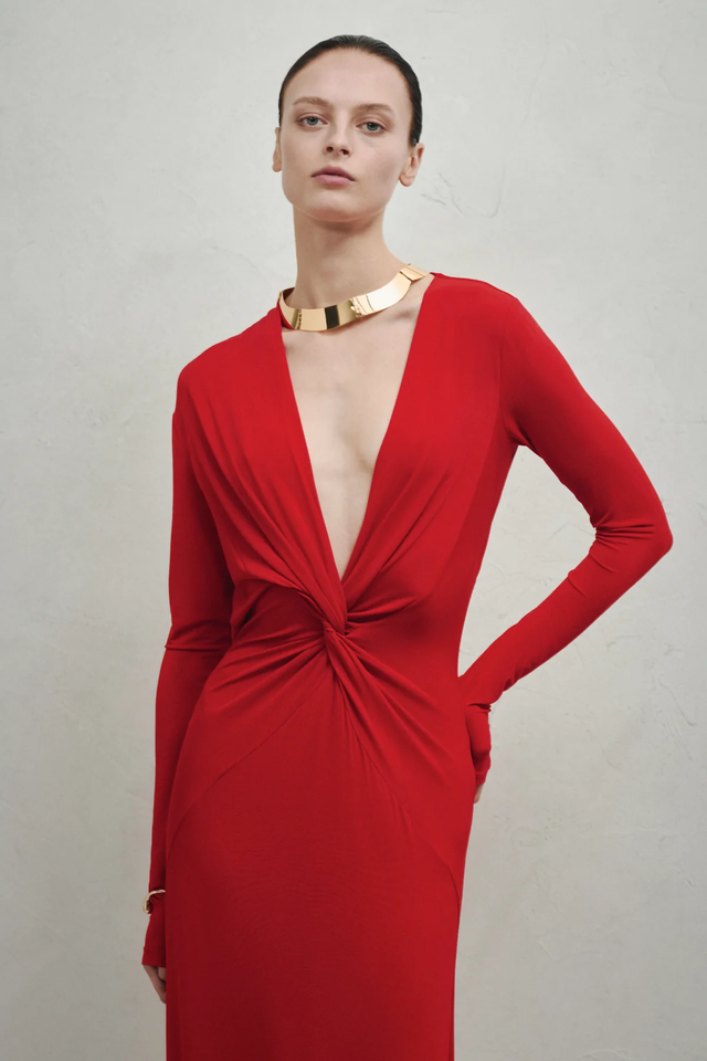 Vestito rosso Erika Cavallini