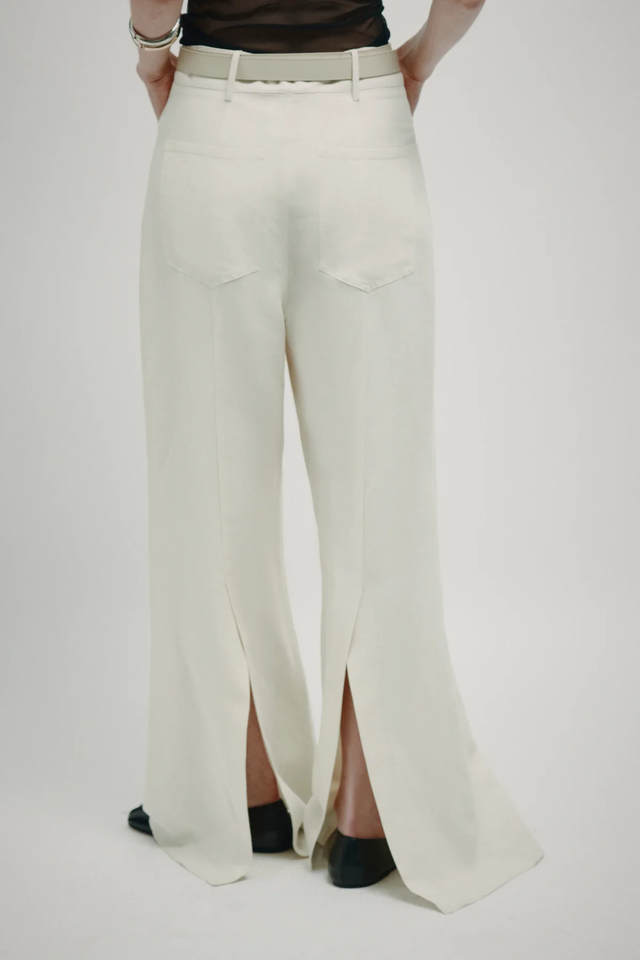 Pantaloni avorio Erika Cavallini