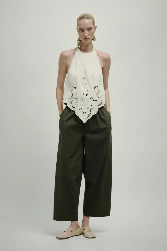 Top avorio Erika Cavallini