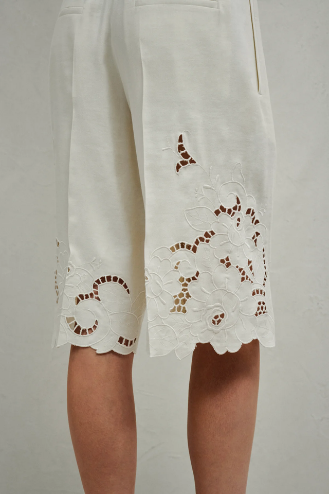 Bermuda avorio Erika Cavallini