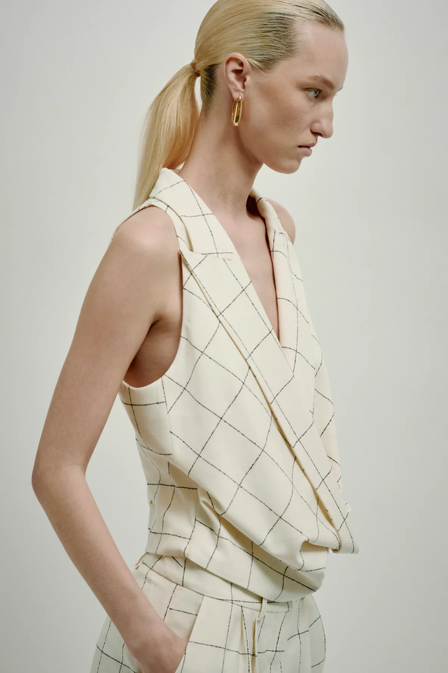 Gilet avorio Erika Cavallini