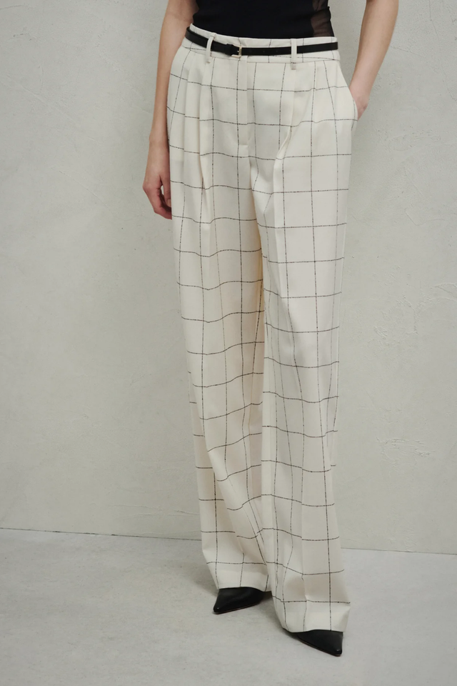 Pantaloni avorio Erika Cavallini