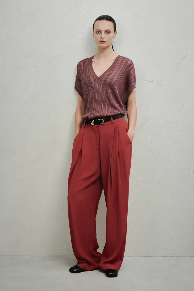 Pantaloni rossi Erika Cavallini