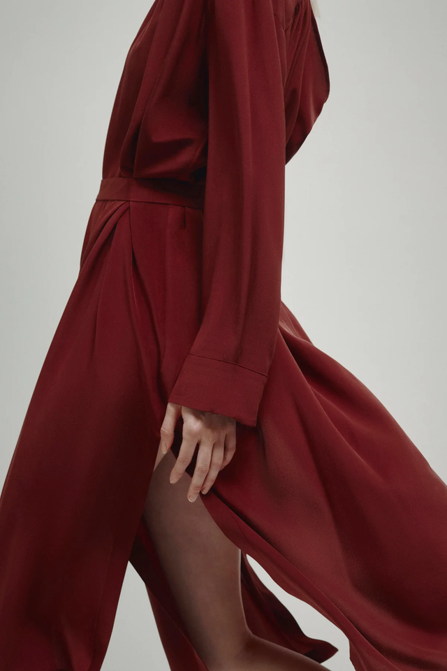 Vestito bordeaux Erika Cavallini