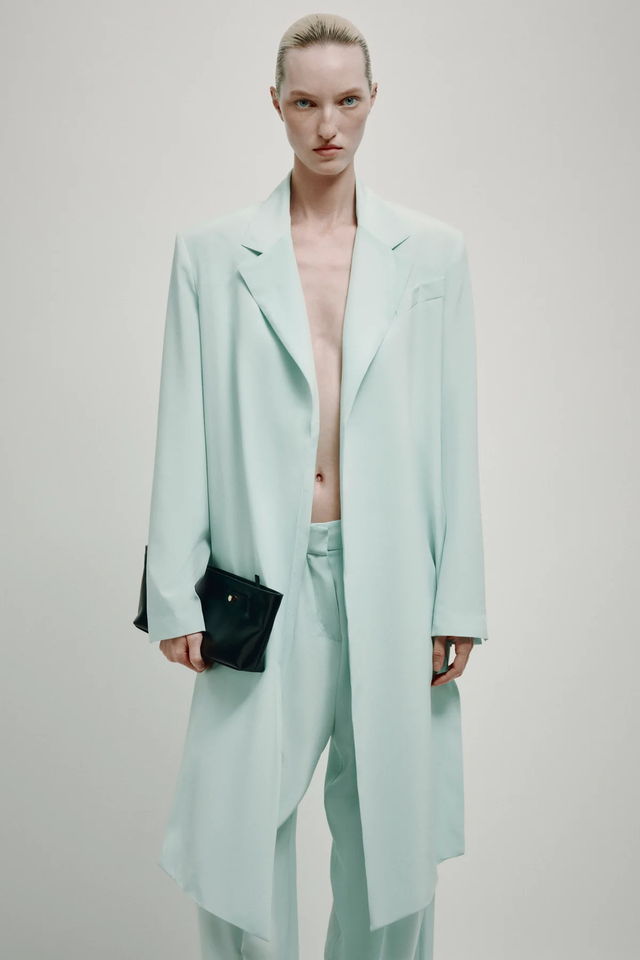 Giacca menta Erika Cavallini