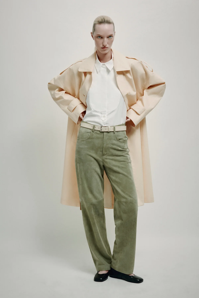 Pantaloni verdi Erika Cavallini