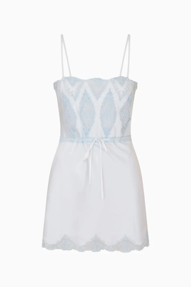 Vestito azzurro LoveShackFancy