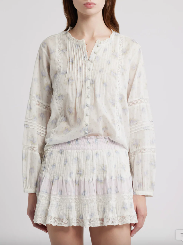 Camicia avorio LoveShackFancy