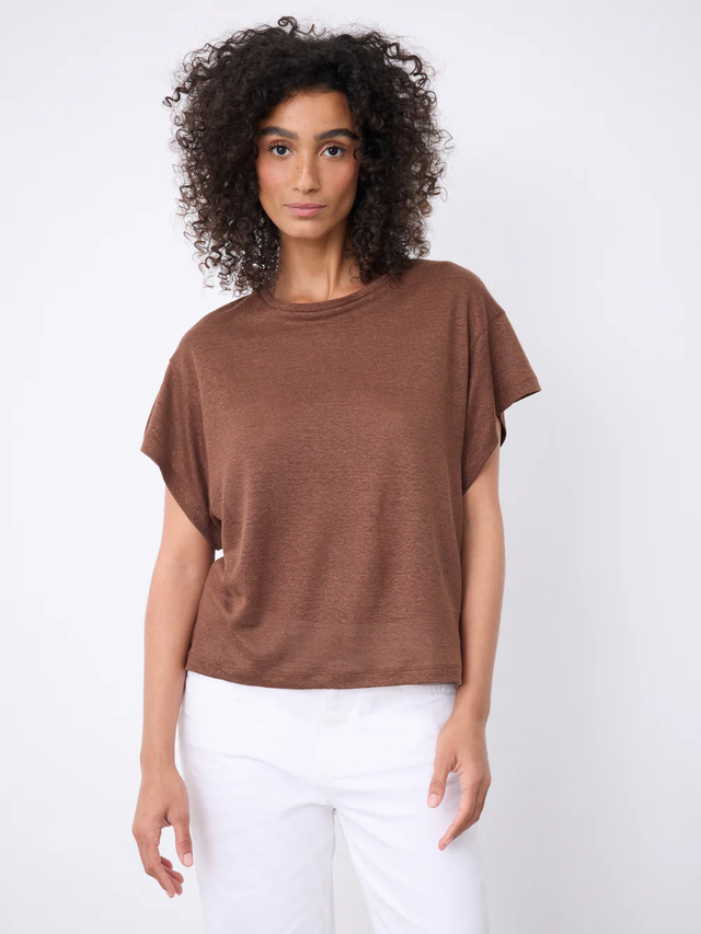 T-Shirt marrone Not Shy