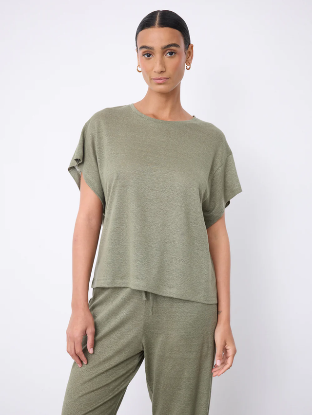 T-Shirt verde Not Shy