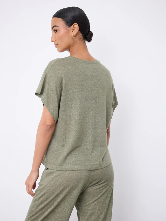 T-Shirt verde Not Shy