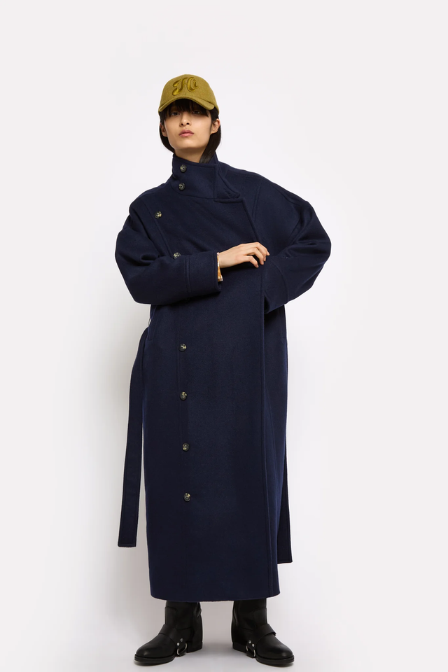 Cappotto blu navy Roseanna