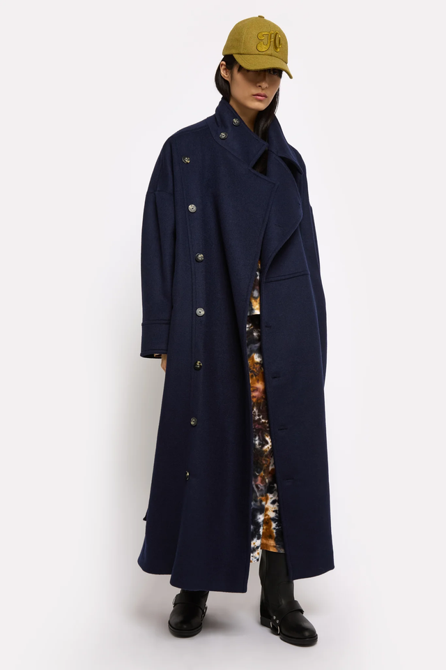 Cappotto blu navy Roseanna