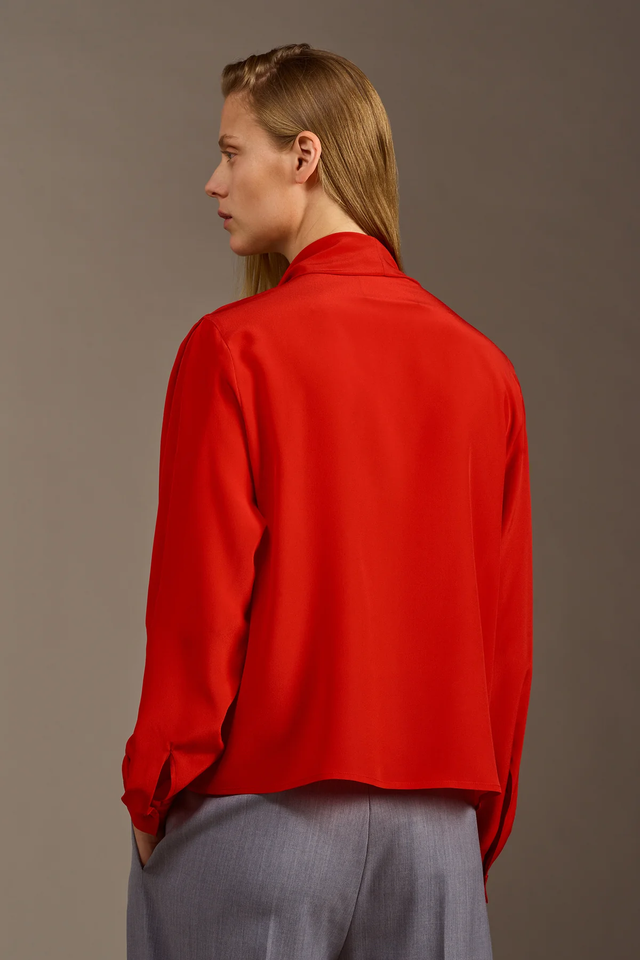 Blusa rossa Erika Cavallini