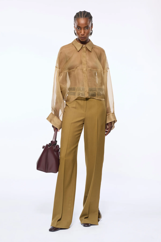 Pantaloni senape Erika Cavallini