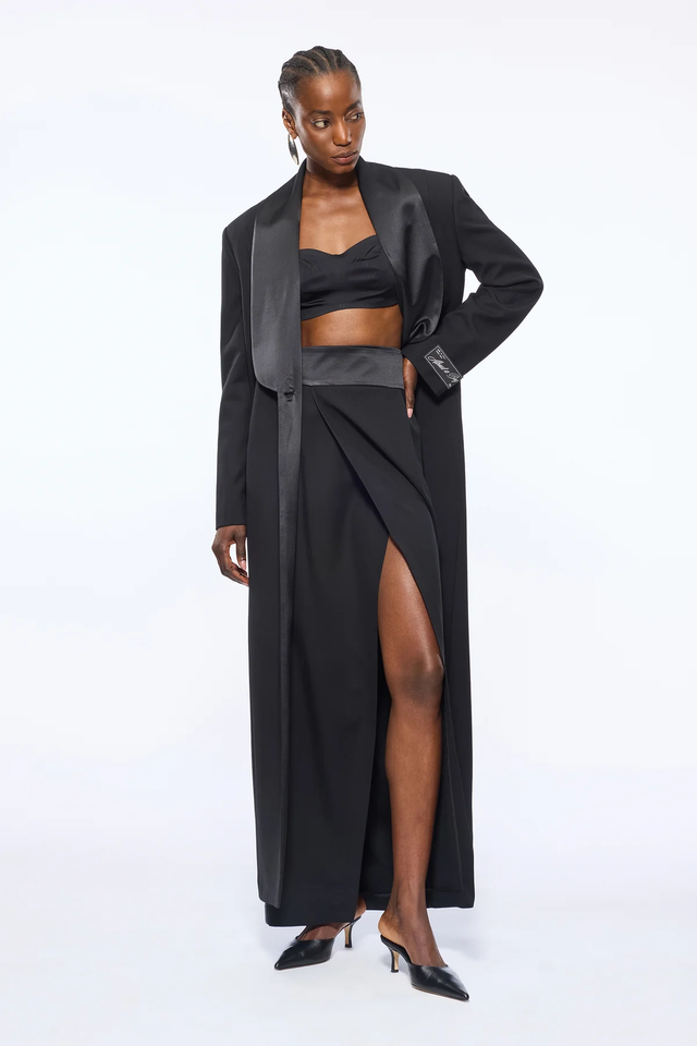 Cappotto nero Erika Cavallini