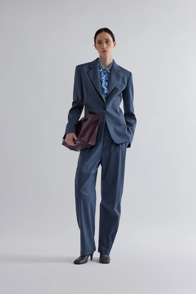 Pantaloni blu Erika Cavallini