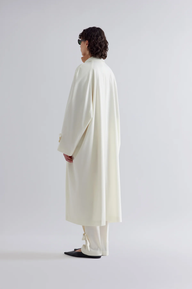Trench bianco Erika Cavallini
