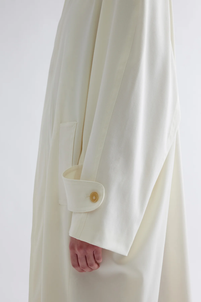 Trench bianco Erika Cavallini