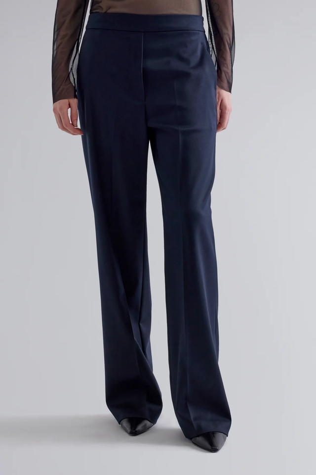 Pantaloni blu navy Erika Cavallini
