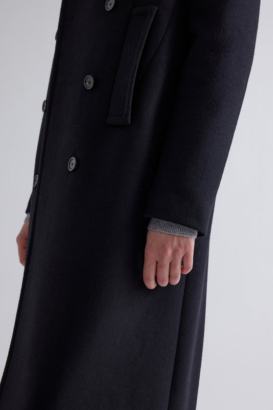 Cappotto blu navy Erika Cavallini