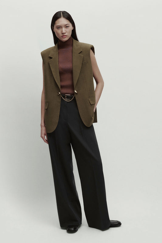 Gilet verde Erika Cavallini