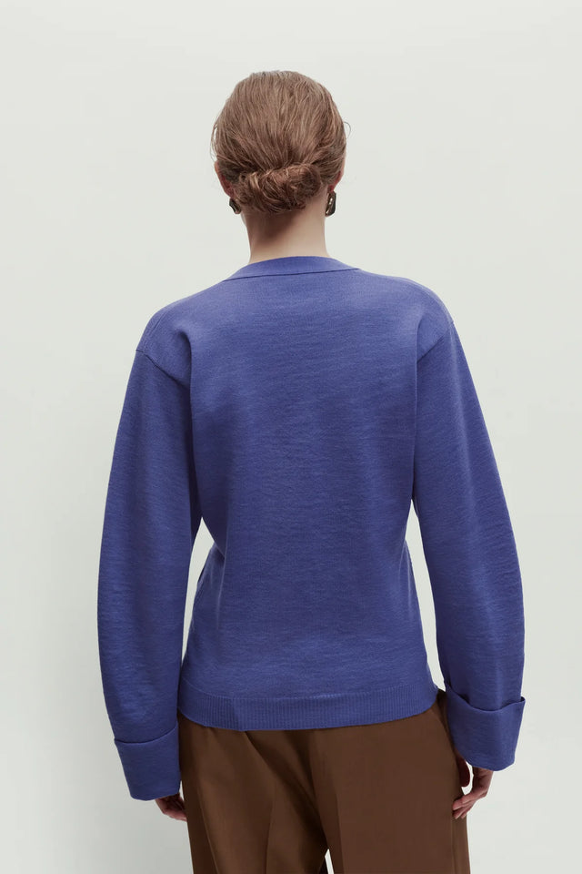 Cardigan viola Erika Cavallini