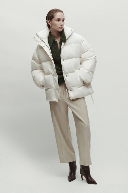 Piumino bianco Erika Cavallini
