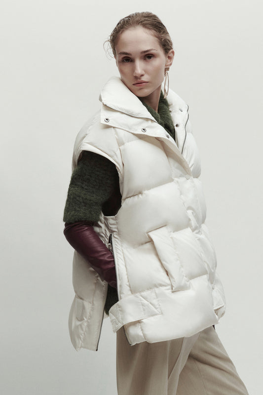 Piumino bianco Erika Cavallini