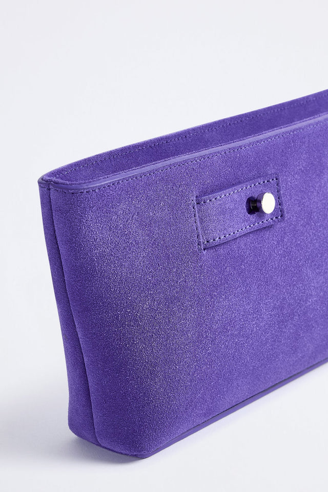 Pochette viola Erika Cavallini