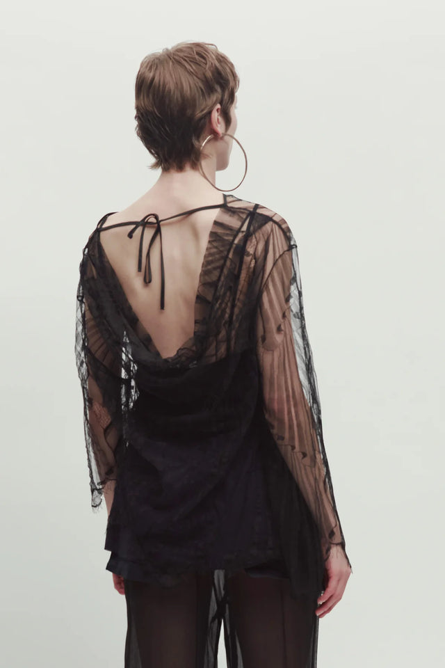 Blusa nera Erika Cavallini