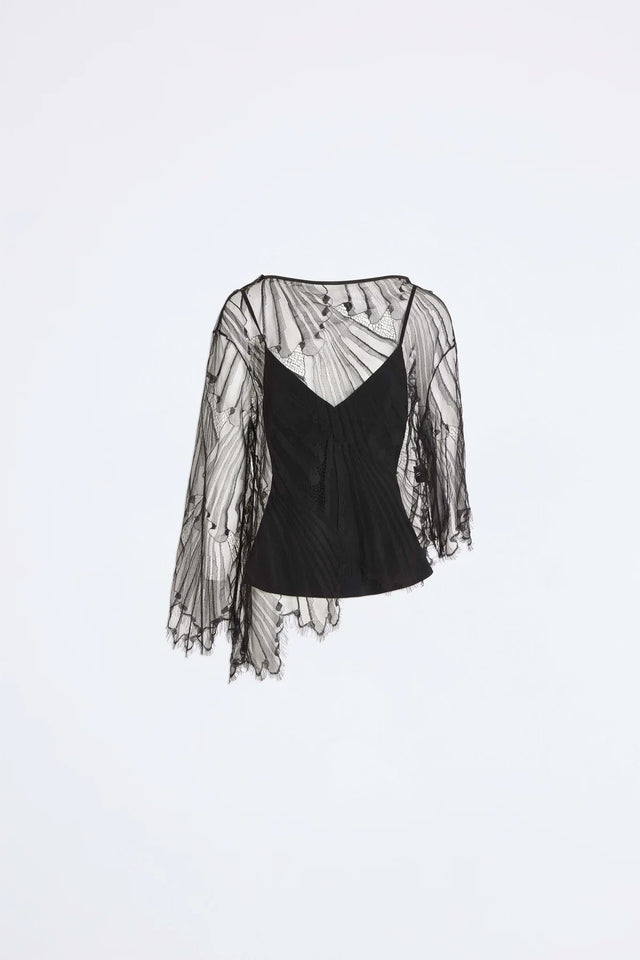 Blusa nera Erika Cavallini